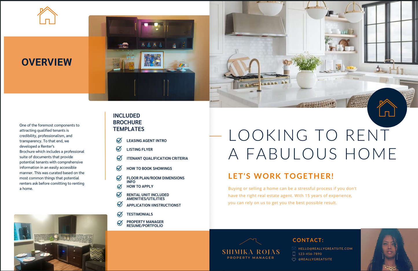 Rental Property Template- Leasing Brochure